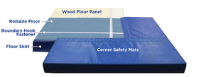 Moscow Floor US Corner Safety Mats - 4 PCS 3'X6'X7.5" & 4 PCS 3'X9'X7.5"