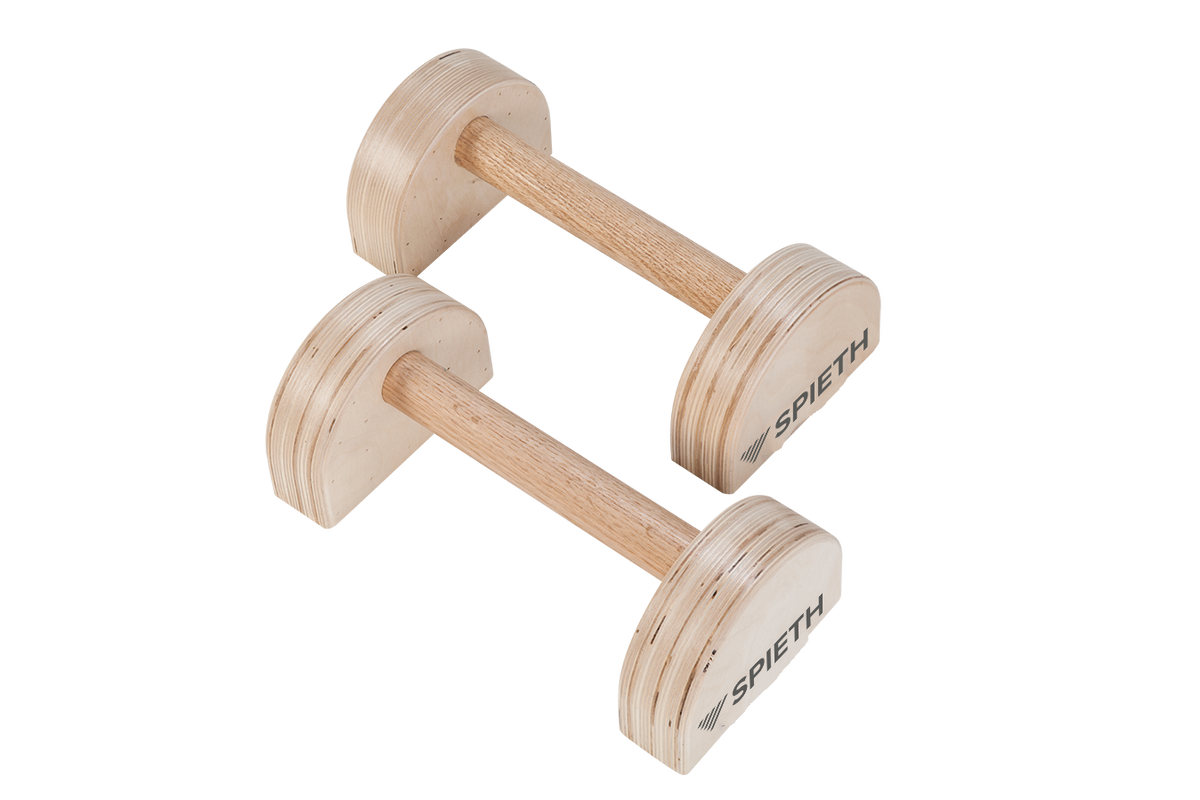 WOODEN PARALLETS (PAIR)