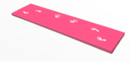 CARTWHEEL MAT 6.5 FT X 1.6 FT X 1.7&quot;